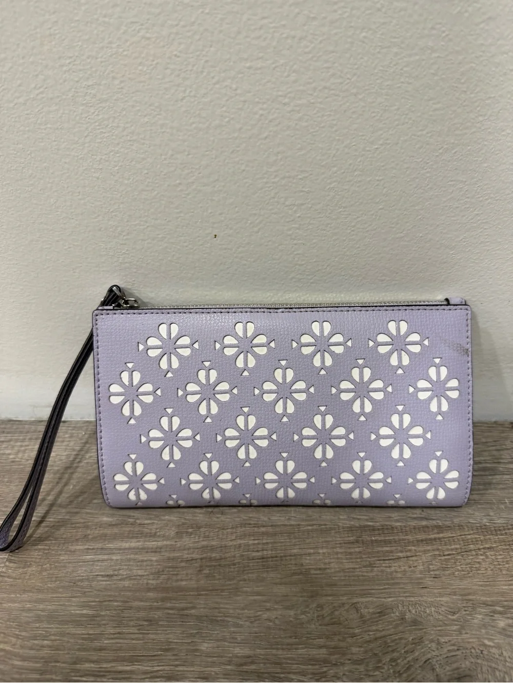 kate spade Lilac Floral Cutout Dome Satchel